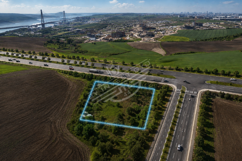 ARNAVUTKÖY SAZLIBOSNA' DA Z+14 KAT TİCARİ İMARLI ARSA